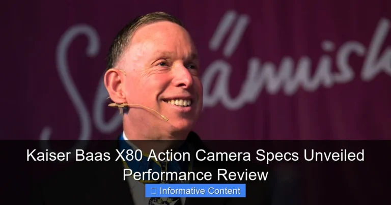 Kaiser Baas X80 Action Camera Specs Unveiled Performance Review