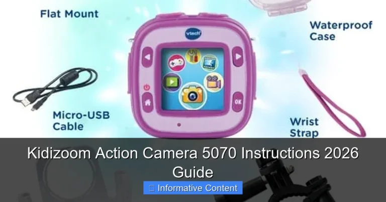 Kidizoom Action Camera 5070 Instructions 2026 Guide