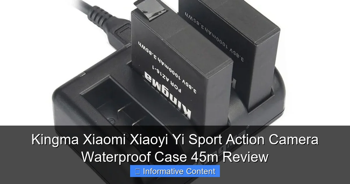 Kingma Xiaomi Xiaoyi Yi Sport Action Camera Waterproof Case 45m Review