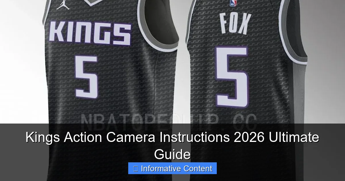 Kings Action Camera Instructions 2026 Ultimate Guide