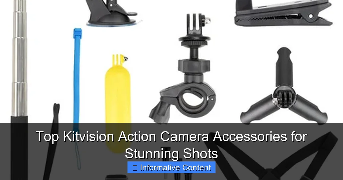 Top Kitvision Action Camera Accessories for Stunning Shots