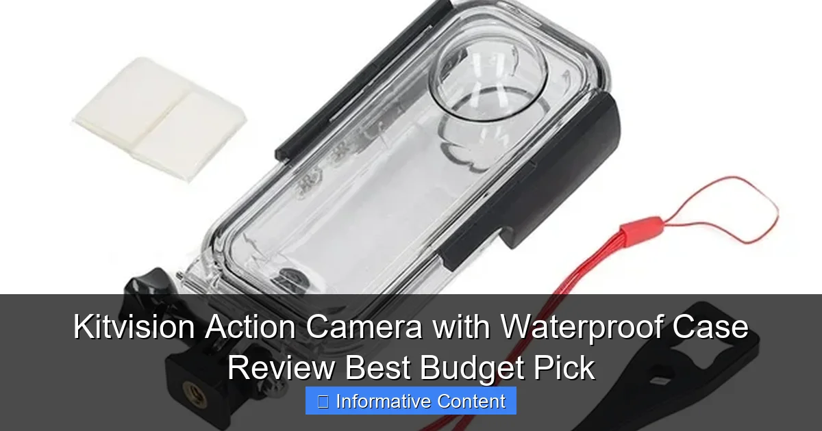 Kitvision Action Camera with Waterproof Case Review Best Budget Pick