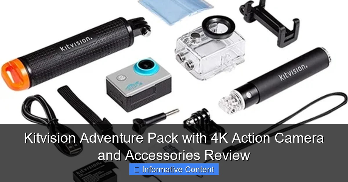 Kitvision Adventure Pack with 4K Action Camera and Accessories Review