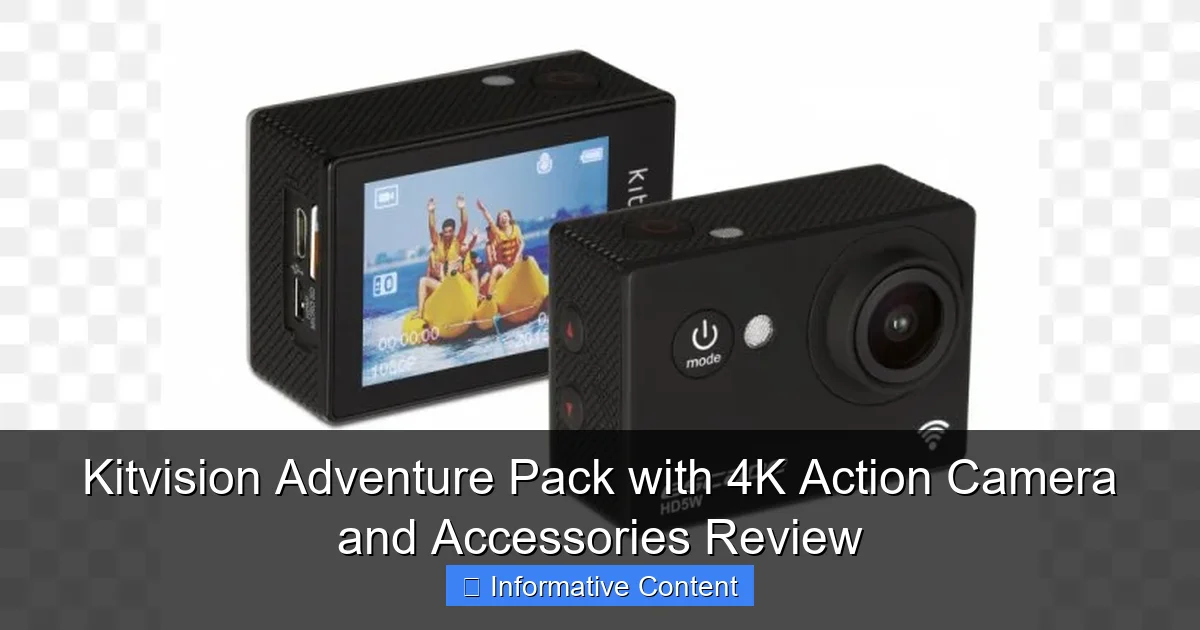 Kitvision Adventure Pack with 4K Action Camera and Accessories Review