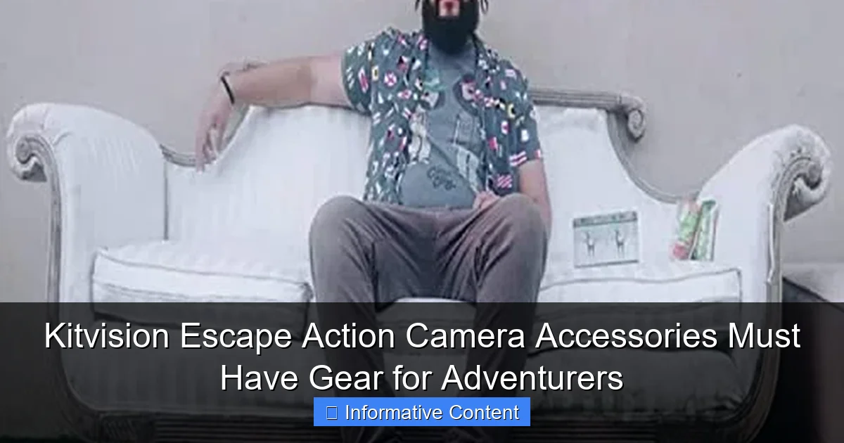 Kitvision Escape Action Camera Accessories Must Have Gear for Adventurers