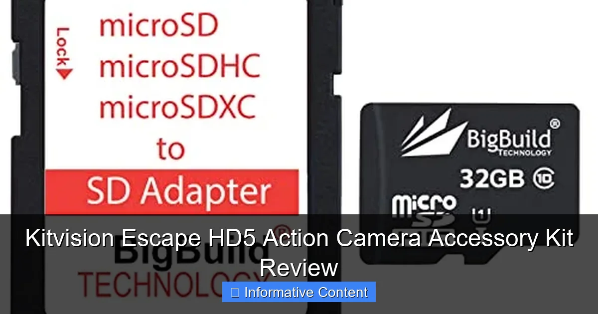 Kitvision Escape HD5 Action Camera Accessory Kit Review