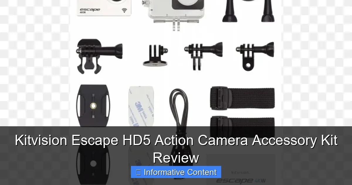 Kitvision Escape HD5 Action Camera Accessory Kit Review