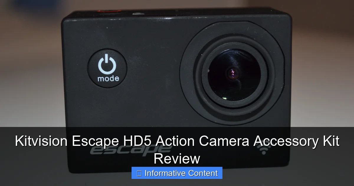 Kitvision Escape HD5 Action Camera Accessory Kit Review