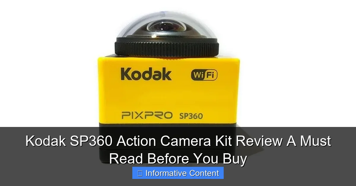Kodak SP360 Action Camera Kit Review A Must Read Before You Buy