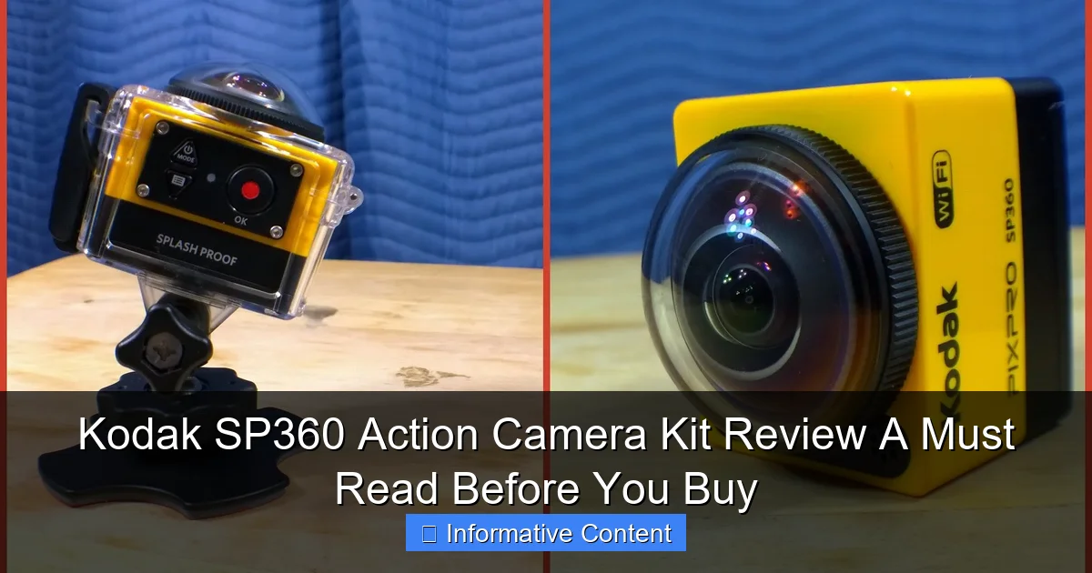 Kodak SP360 Action Camera Kit Review A Must Read Before You Buy