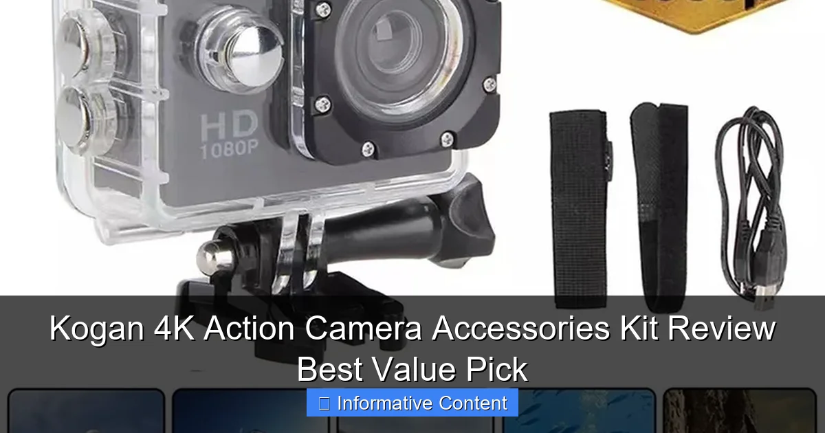 Kogan 4K Action Camera Accessories Kit Review Best Value Pick