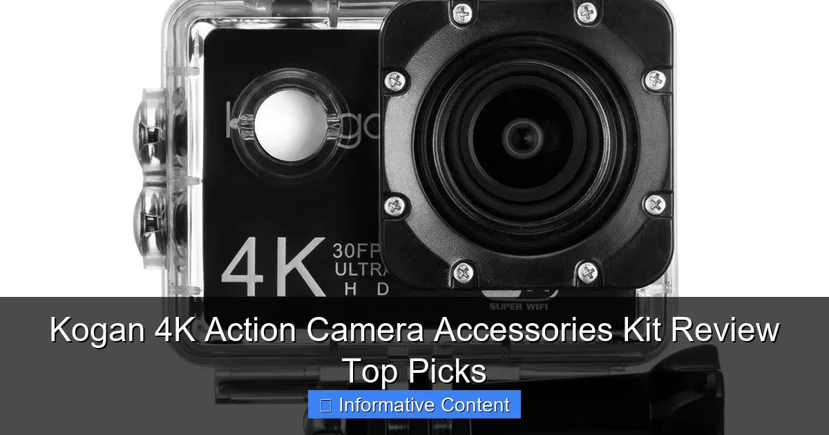 Kogan 4K Action Camera Accessories Kit Review Top Picks