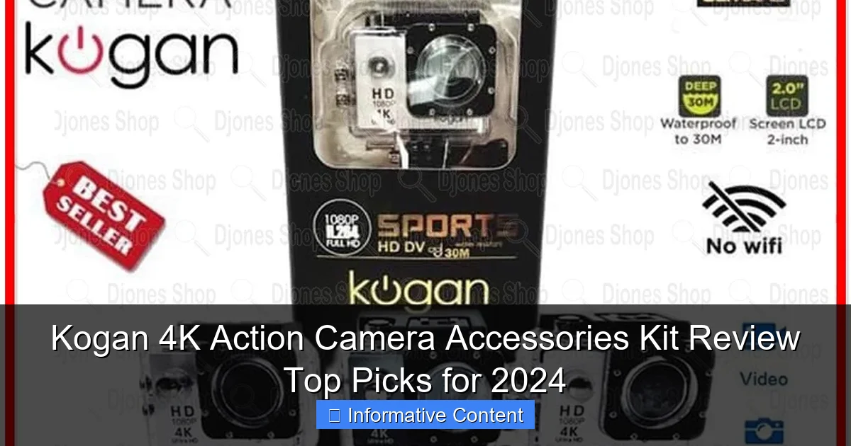 Kogan 4K Action Camera Accessories Kit Review Top Picks for 2024