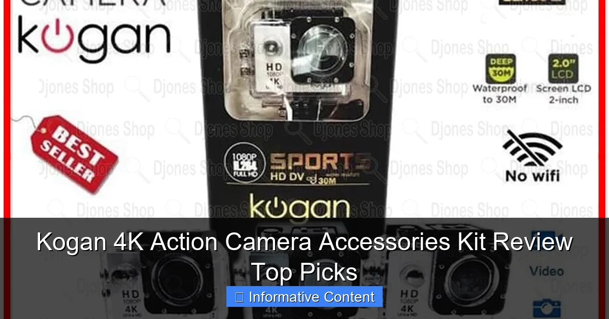 Kogan 4K Action Camera Accessories Kit Review Top Picks
