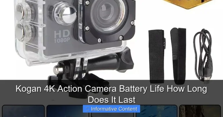 Kogan 4K Action Camera Battery Life How Long Does It Last