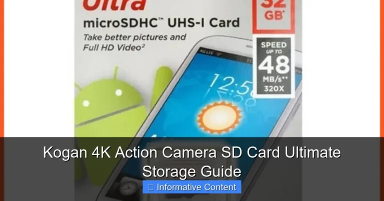 Kogan 4K Action Camera SD Card Ultimate Storage Guide