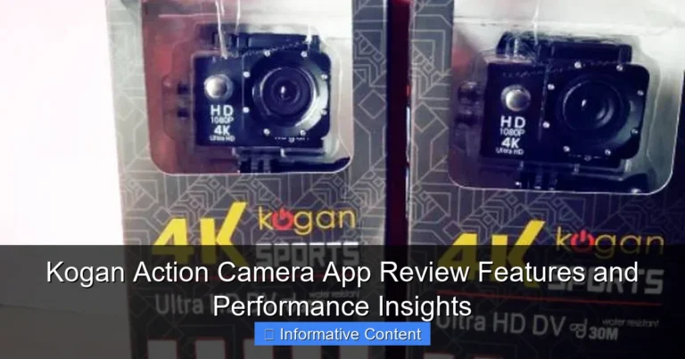 Kogan Action Camera App Review Features and Performance Insights