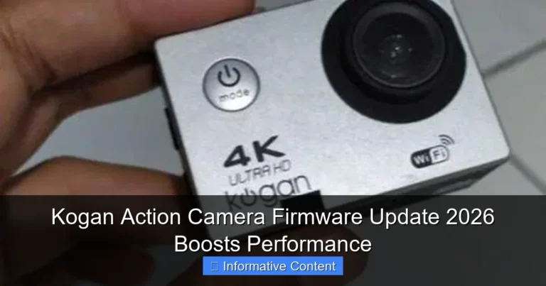 Kogan Action Camera Firmware Update 2026 Boosts Performance