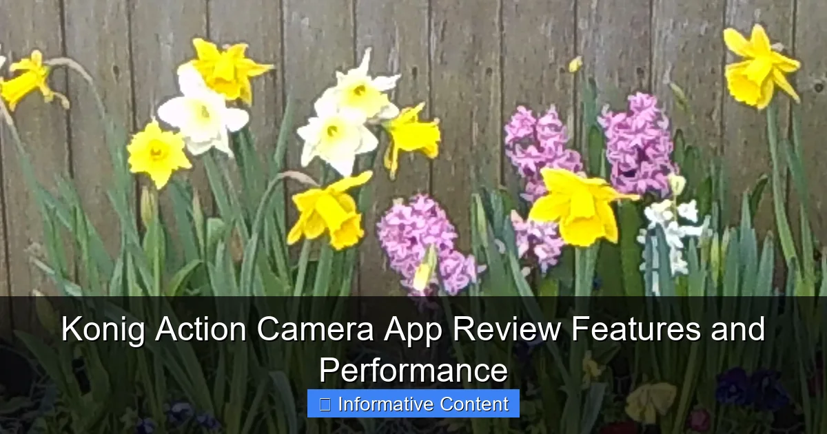 Konig Action Camera App Review Features and Performance