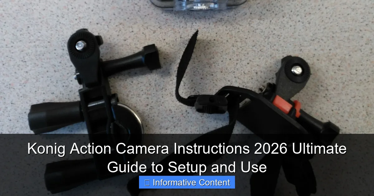 Konig Action Camera Instructions 2026 Ultimate Guide to Setup and Use