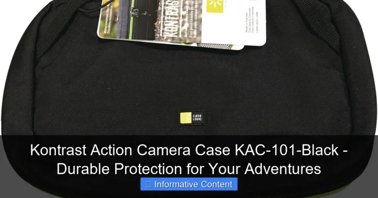 Kontrast Action Camera Case KAC-101-Black - Durable Protection for Your Adventures