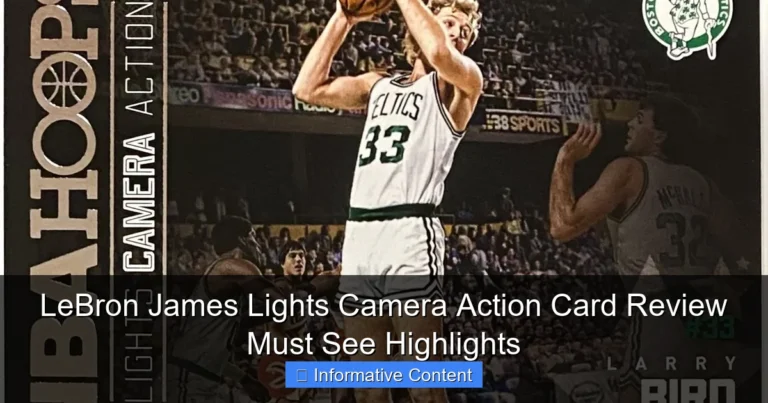 LeBron James Lights Camera Action Card Review Must See Highlights
