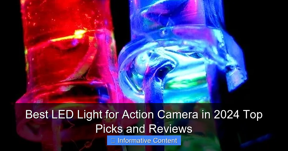 Best LED Light for Action Camera in 2024 Top Picks and Reviews