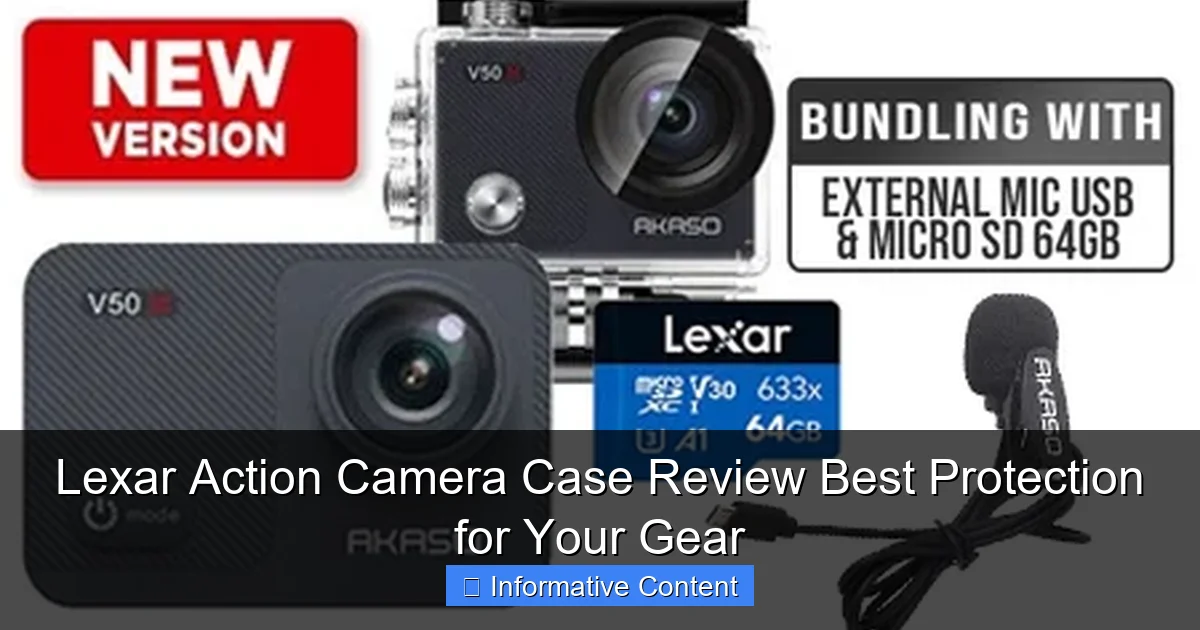 Lexar Action Camera Case Review Best Protection for Your Gear