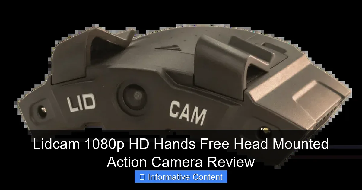 Lidcam 1080p HD Hands Free Head Mounted Action Camera Review