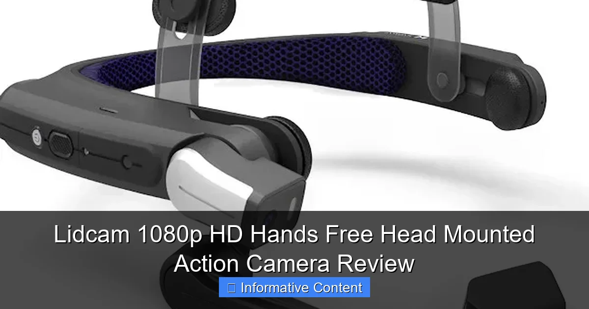 Lidcam 1080p HD Hands Free Head Mounted Action Camera Review