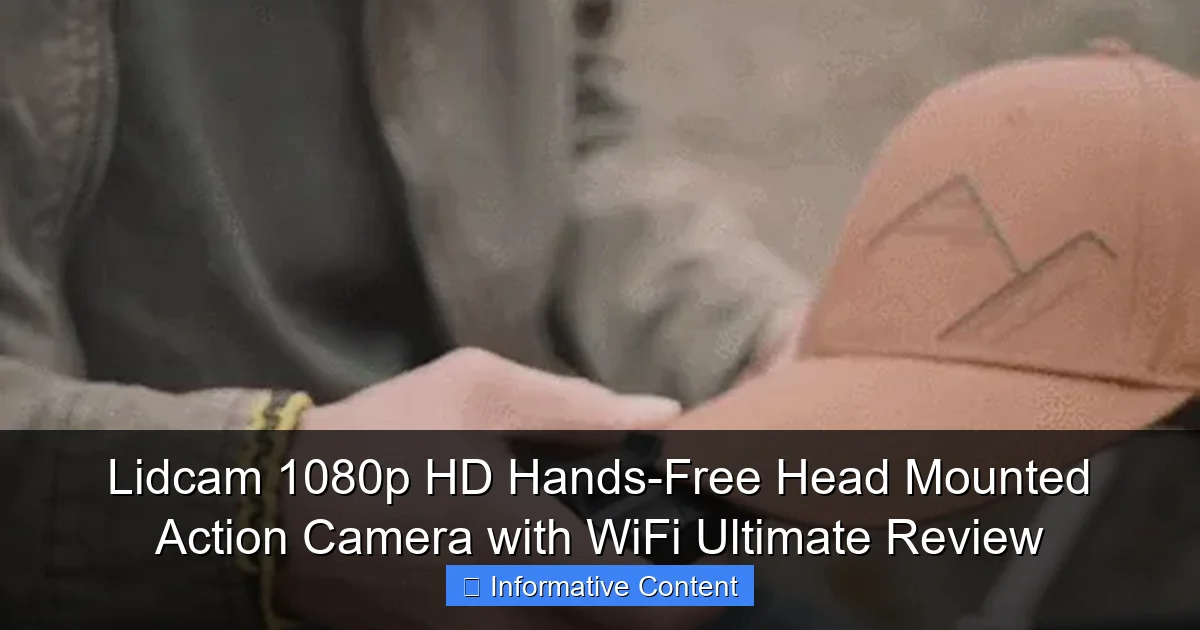 Lidcam 1080p HD Hands-Free Head Mounted Action Camera with WiFi Ultimate Review