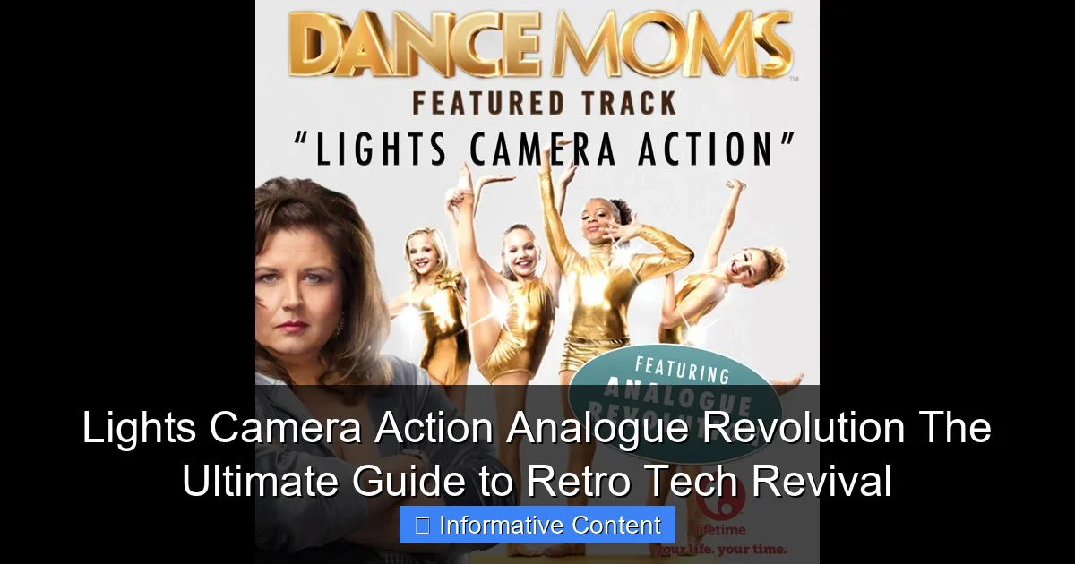 Lights Camera Action Analogue Revolution The Ultimate Guide to Retro Tech Revival