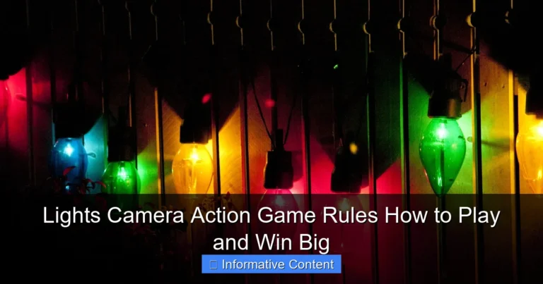 Lights Camera Action Game Rules How to Play and Win Big
