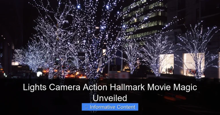 Lights Camera Action Hallmark Movie Magic Unveiled