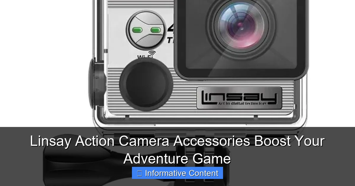 Linsay Action Camera Accessories Boost Your Adventure Game