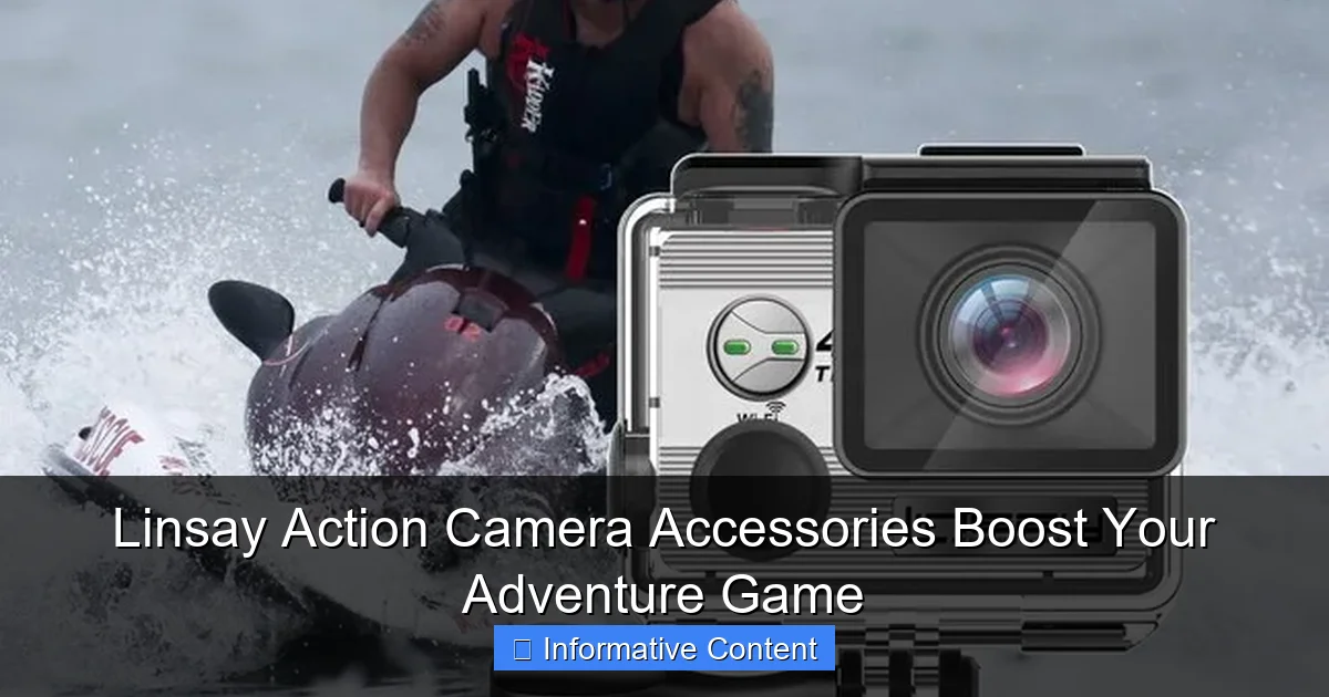 Linsay Action Camera Accessories Boost Your Adventure Game