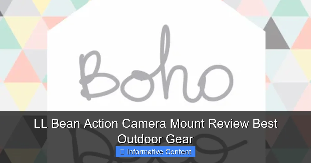 LL Bean Action Camera Mount Review Best Outdoor Gear