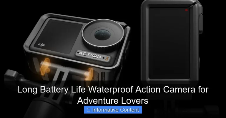 Long Battery Life Waterproof Action Camera for Adventure Lovers