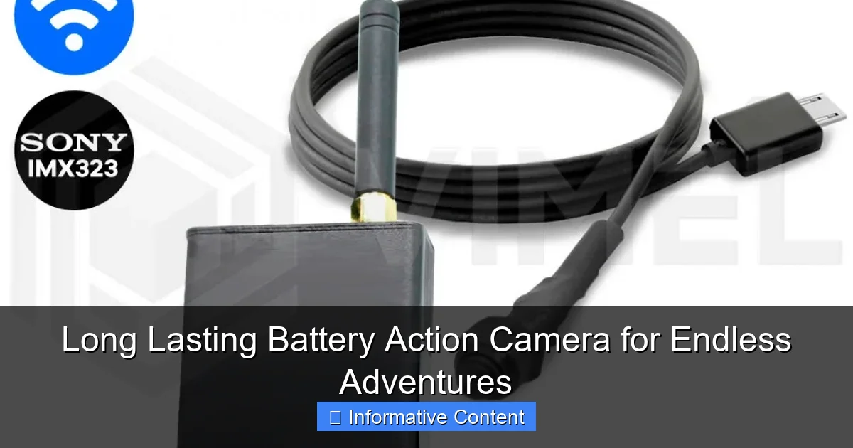 Long Lasting Battery Action Camera for Endless Adventures