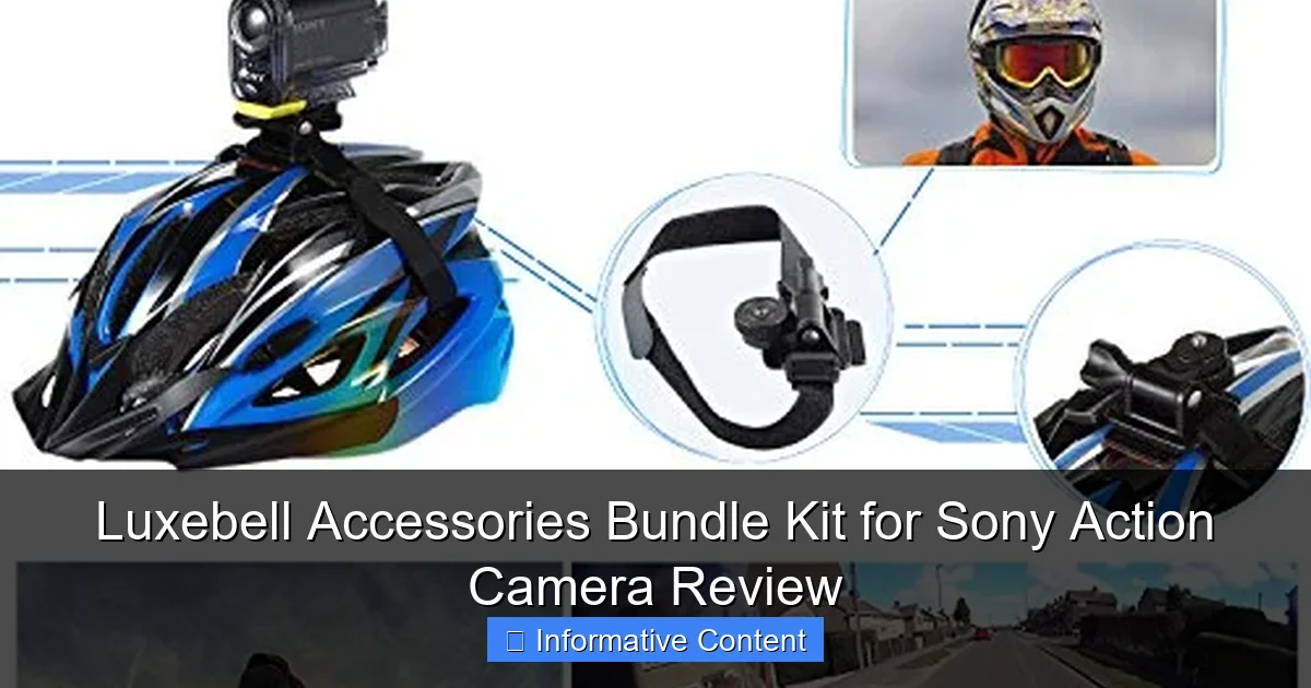 Luxebell Accessories Bundle Kit for Sony Action Camera Review