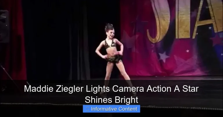 Maddie Ziegler Lights Camera Action A Star Shines Bright