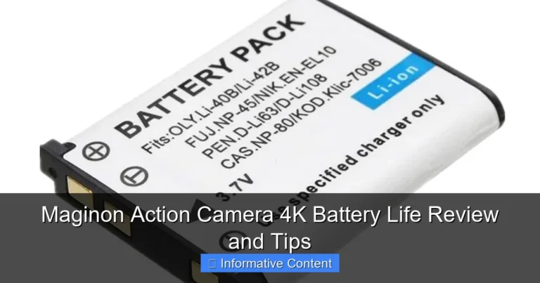 Maginon Action Camera 4K Battery Life Review and Tips