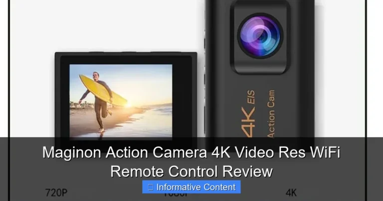 Maginon Action Camera 4K Video Res WiFi Remote Control Review