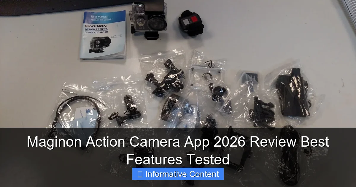 Maginon Action Camera App 2026 Review Best Features Tested