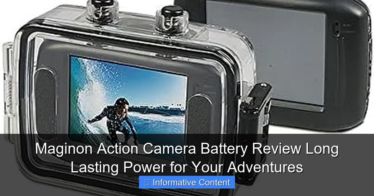 Maginon Action Camera Battery Review Long Lasting Power for Your Adventures