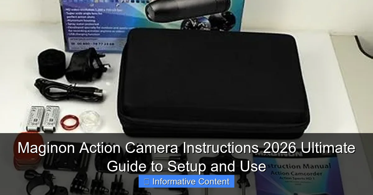 Maginon Action Camera Instructions 2026 Ultimate Guide to Setup and Use