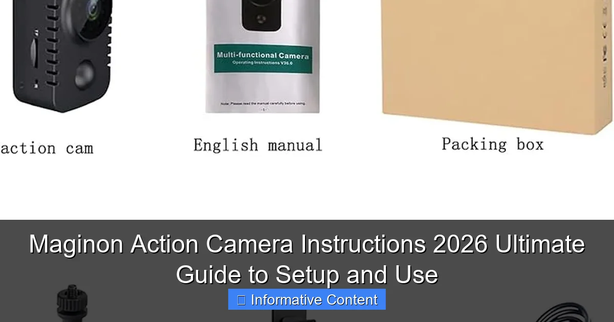 Maginon Action Camera Instructions 2026 Ultimate Guide to Setup and Use