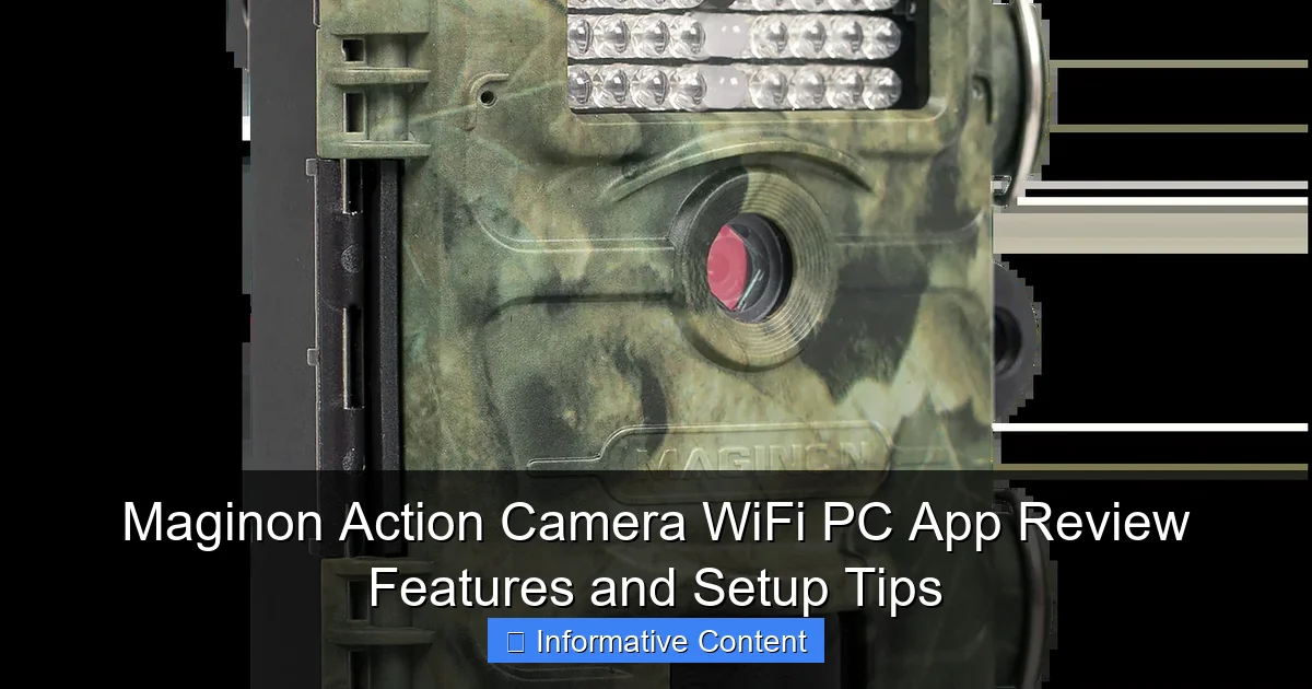 Maginon Action Camera WiFi PC App Review Features and Setup Tips