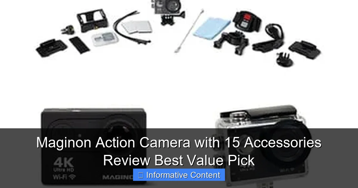 Maginon Action Camera with 15 Accessories Review Best Value Pick