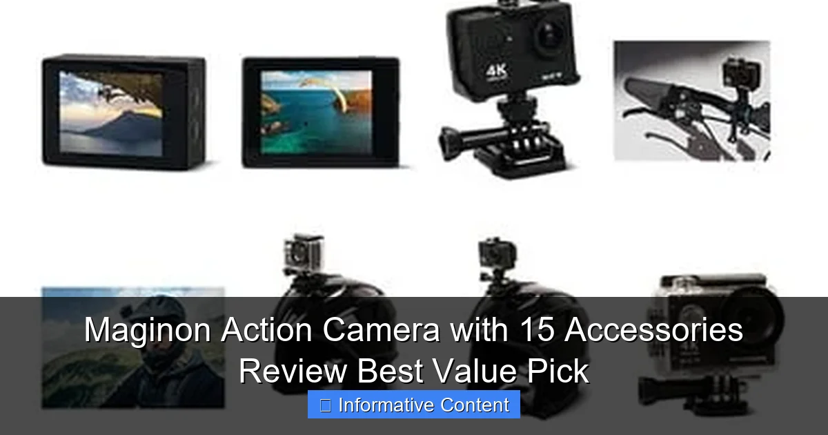 Maginon Action Camera with 15 Accessories Review Best Value Pick